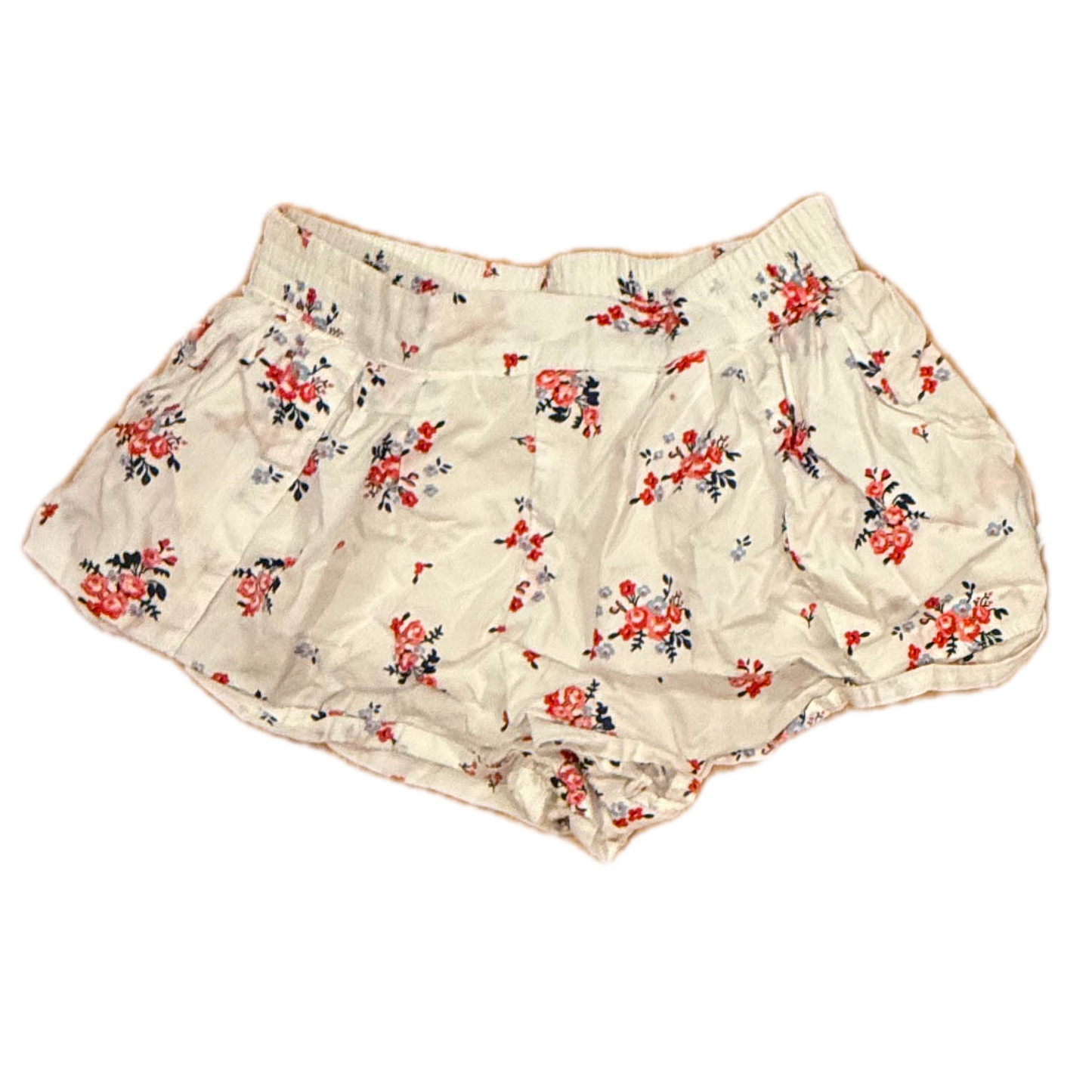 Janie and Jack Girls White Floral Shorts Size: 3T White Floral