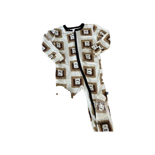 KicKee Pants Unisex White | Food Pajamas Size: 12-18 months White | Food