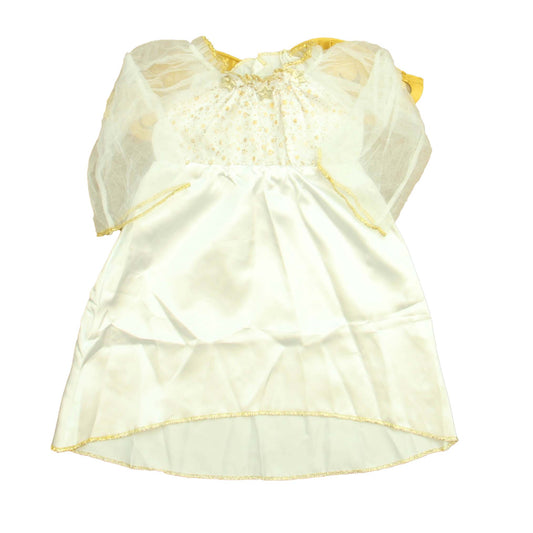 Tiny Treats Girls White | Gold Costume Size: 12-18 Months White | Gold