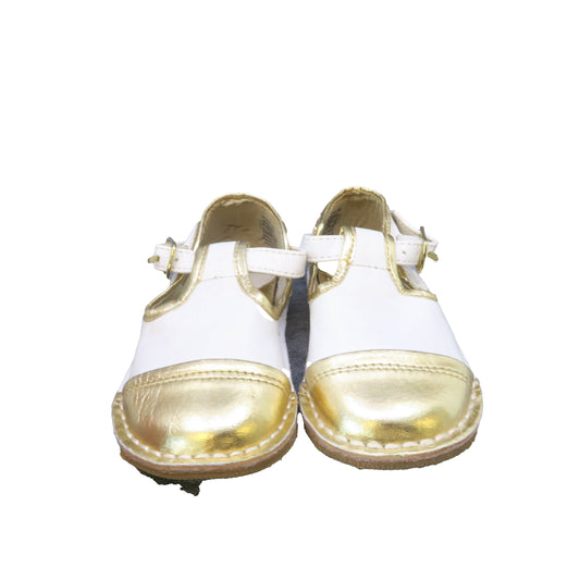 Cole Haan Girls White | Gold Shoes Size: 3 Infant White | Gold