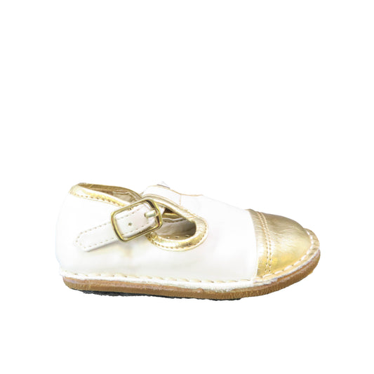 Cole Haan Girls White | Gold Shoes Size: 3 Infant White | Gold
