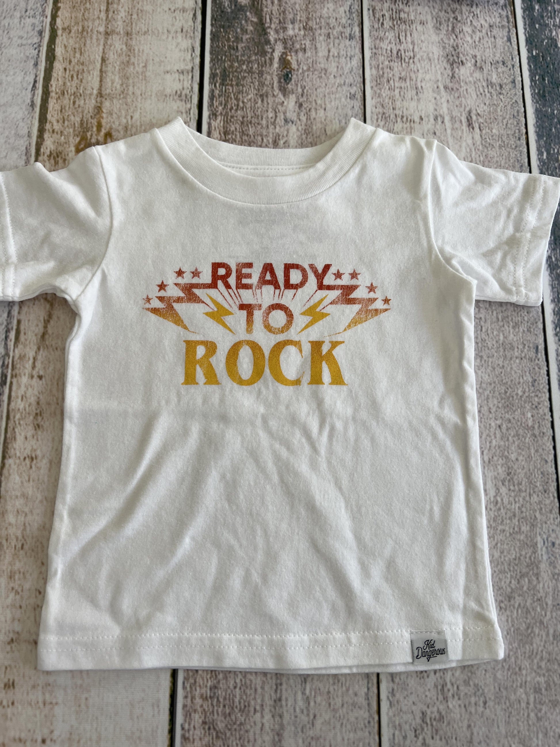 Kid Dangerous Unisex White | Graphic T-Shirt Size: 2T White | Graphic