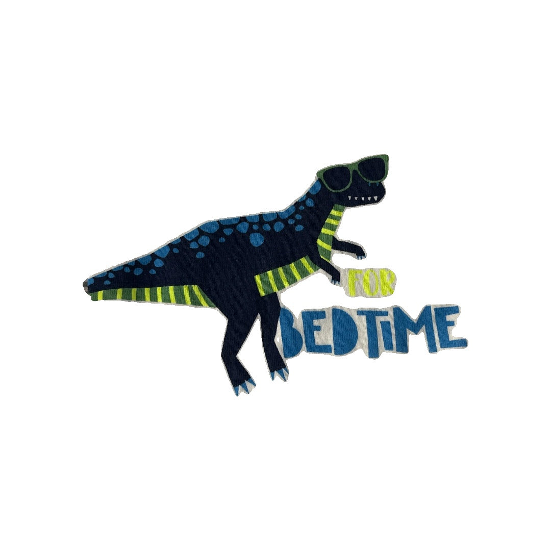 Cutie Pie Dreamers Unisex White | green | Dinosaur Pajamas Size: 18 months White | green | Dinosaur