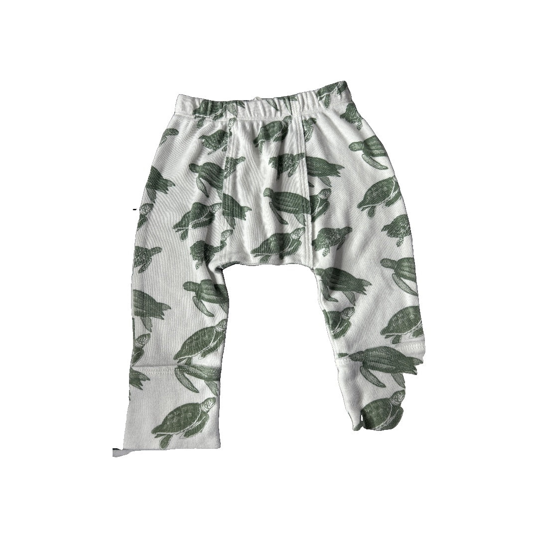 Unisex White | green Button Down Short Sleeve Size: 12-18 months White | green