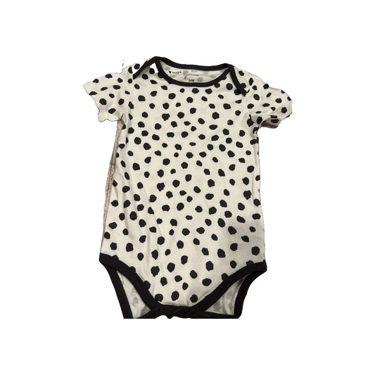 Mac and Moon Boys White | Grey | polka dot Onesie Size: 24 months White | Grey | polka dot