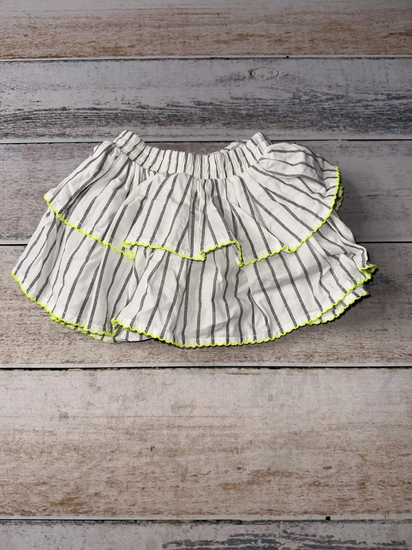 Rockets of Awesome Girls White | grey stripes Skirt Size: 3-6 months White | grey stripes