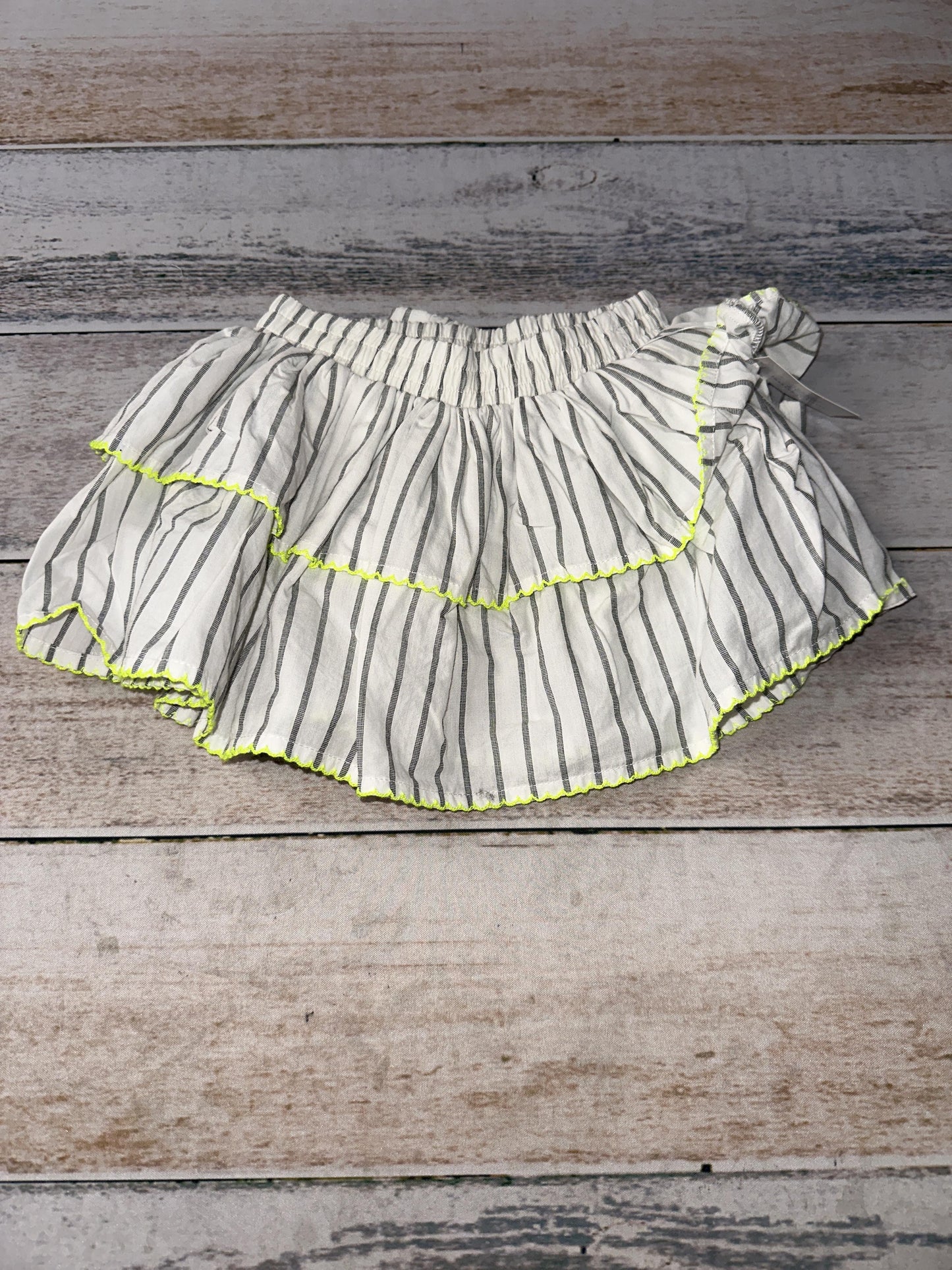 Rockets of Awesome Girls White | grey stripes Skirt Size: 6-12 months White | grey stripes