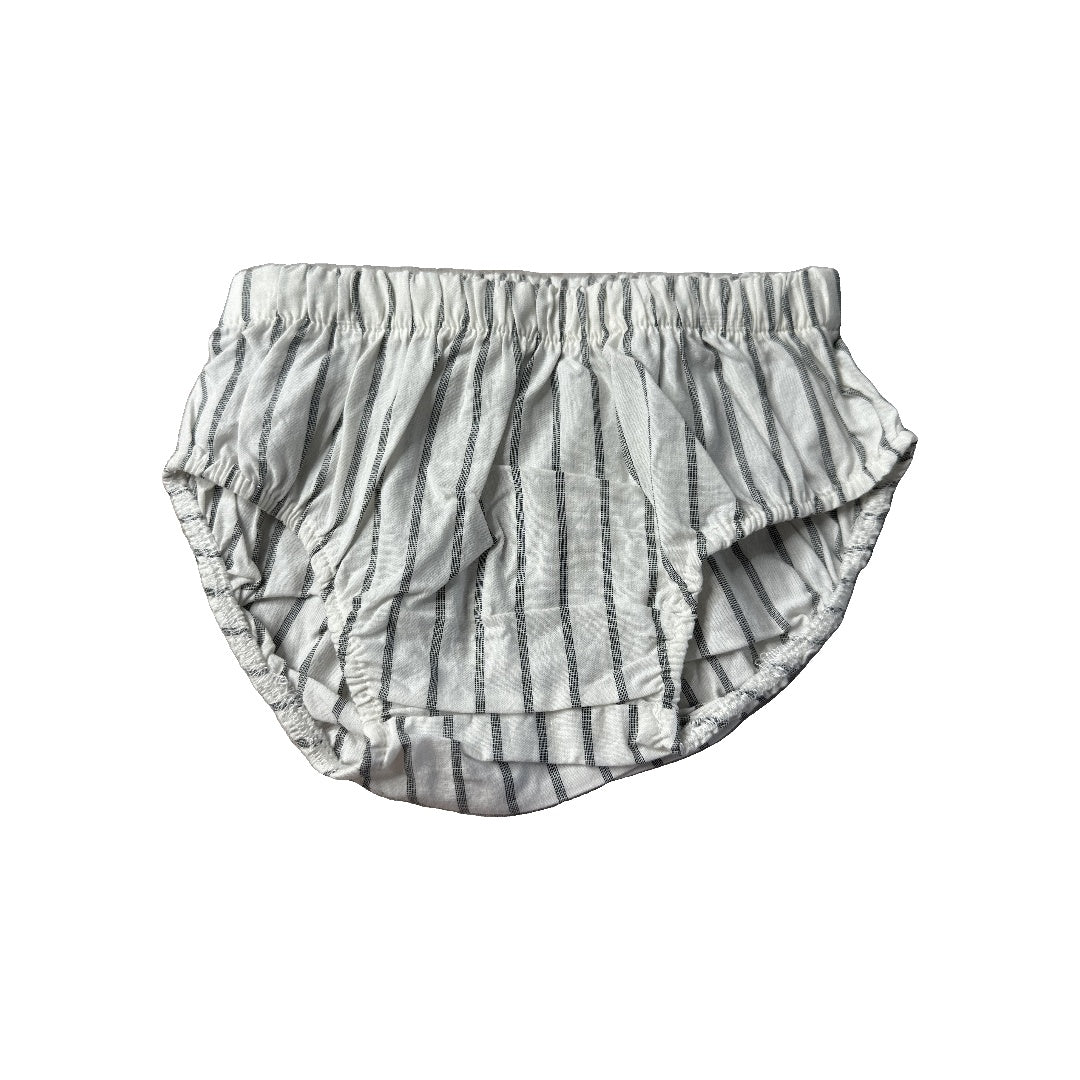 Rockets of Awesome Girls White | grey stripes Shirt Size: 6-12 months White | grey stripes
