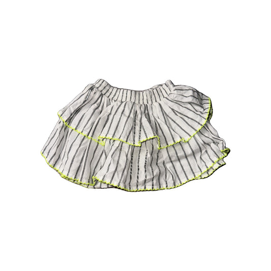 Rockets of Awesome Girls White | grey stripes Skirt Size: 3-6 months White | grey stripes