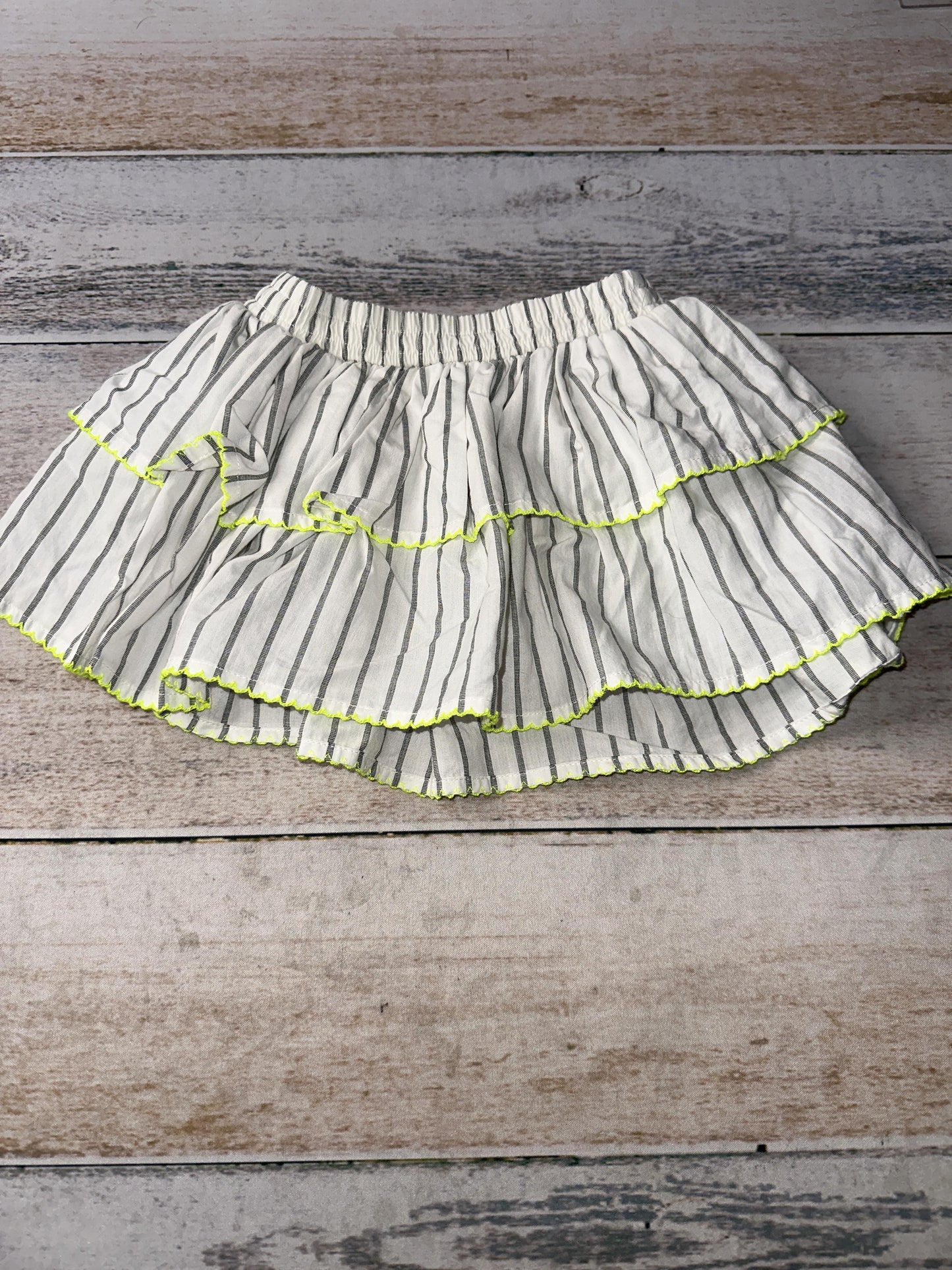 Rockets of Awesome Girls White | grey stripes Skirt Size: 12-18 months White | grey stripes