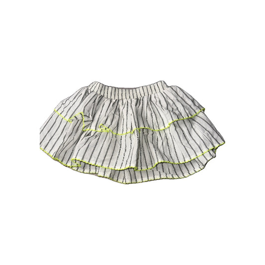 Rockets of Awesome Girls White | grey stripes Skirt Size: 12-18 months White | grey stripes