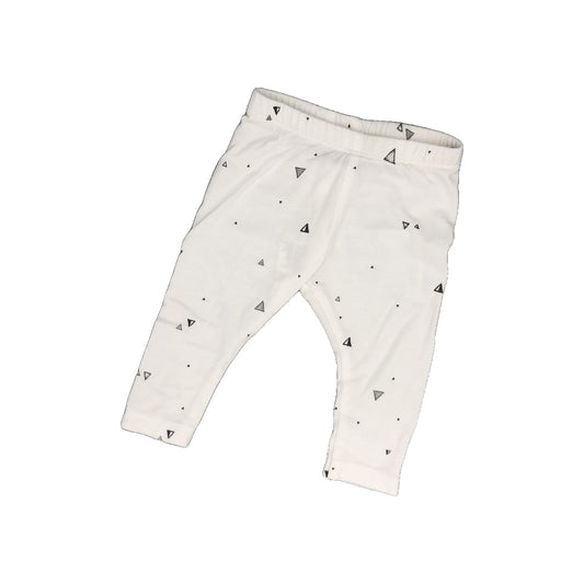 BabySprouts co Girls White | Grey Pants Size: 3-6 months White | Grey