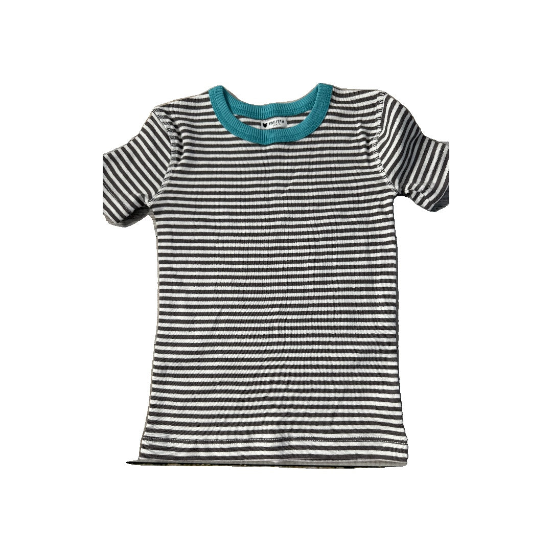Mightly Unisex White | Grey Pajamas Size: 5 White | Grey
