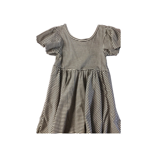 City Mouse Girls White | Grey Button Down Short Sleeve Size: 3T White | Grey