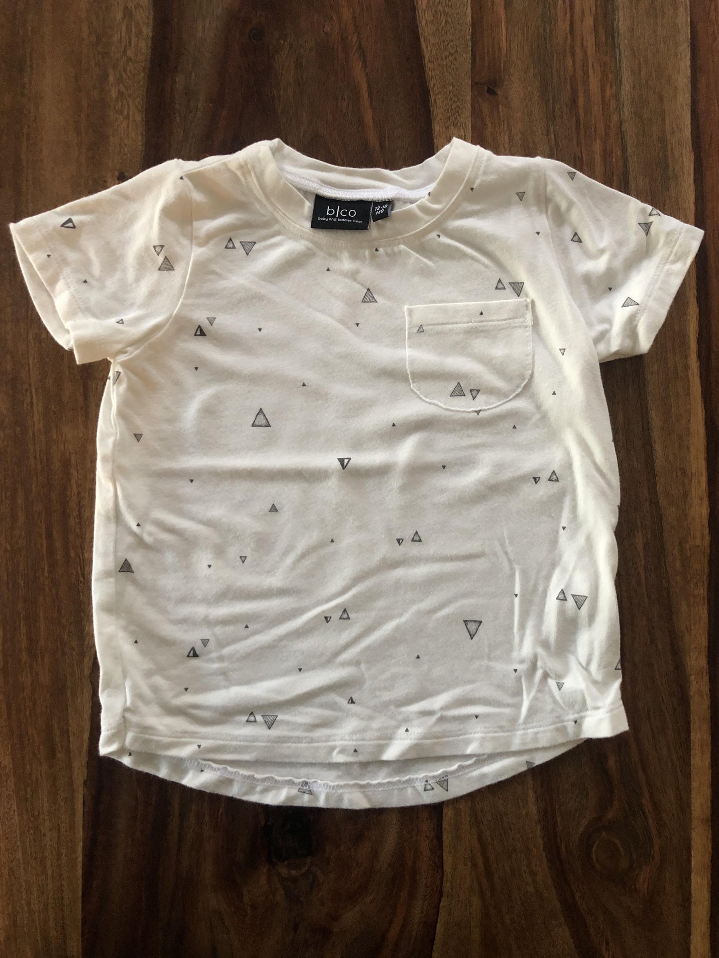 BabySprouts co Girls White | Grey T-Shirt Size: 12-18 months White | Grey