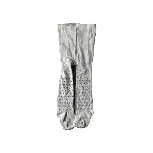 Carters Girls White | Grey Leggings Size: 9 months White | Grey