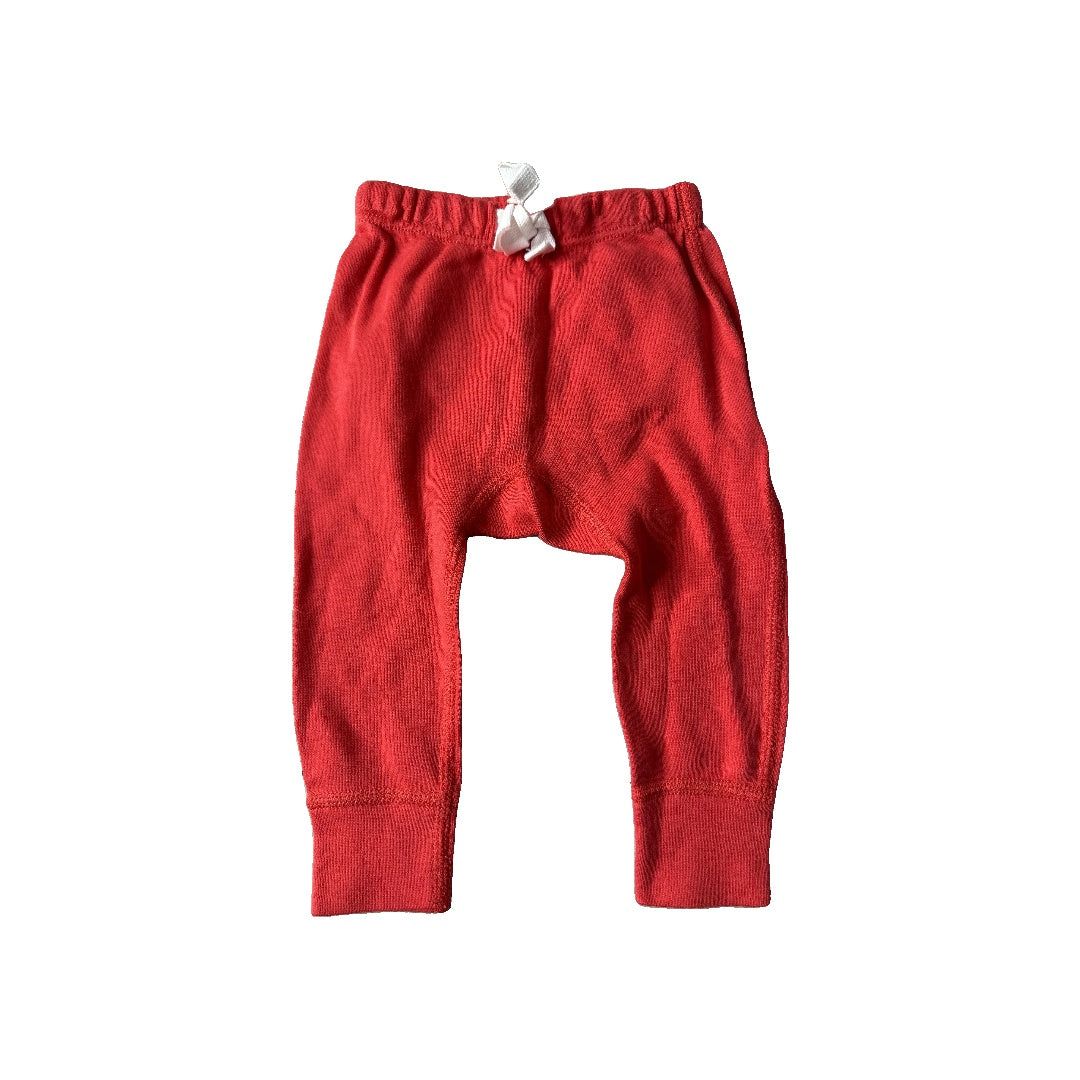 Sapling Girls White | Hearts | Red Pants Size: 0-3 months White | Hearts | Red