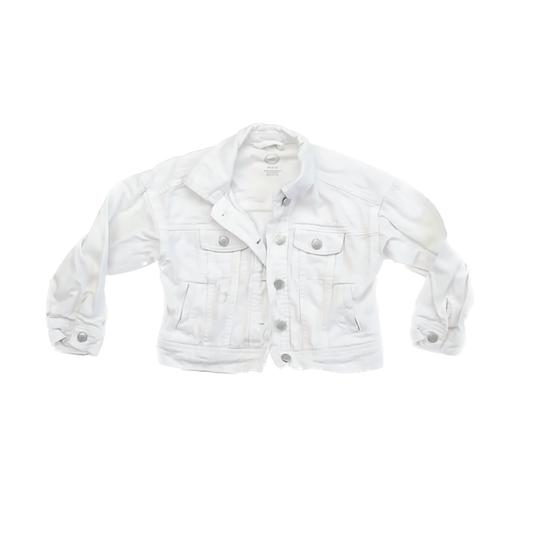 Wonder Nation Girls White Jean Jacket Size: 4-5T White Jean