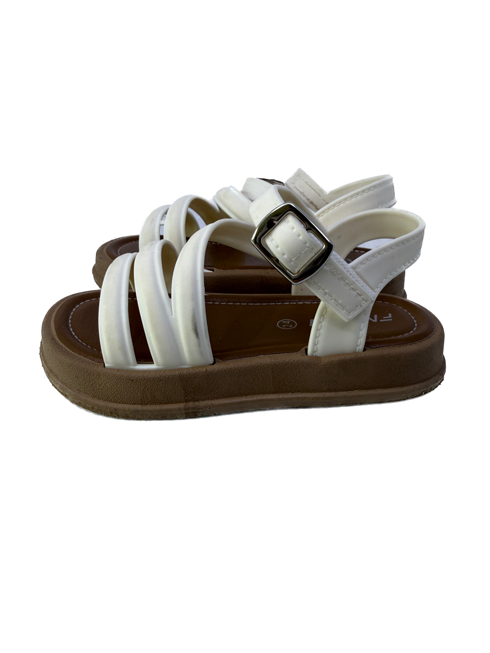 Fashion Boys White Jelly Sandals Size: Little Kid 8 (EU 24) White Jelly