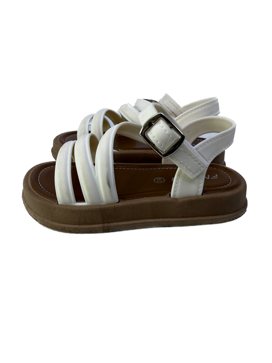 Fashion Boys White Jelly Sandals Size: Little Kid 8 (EU 24) White Jelly