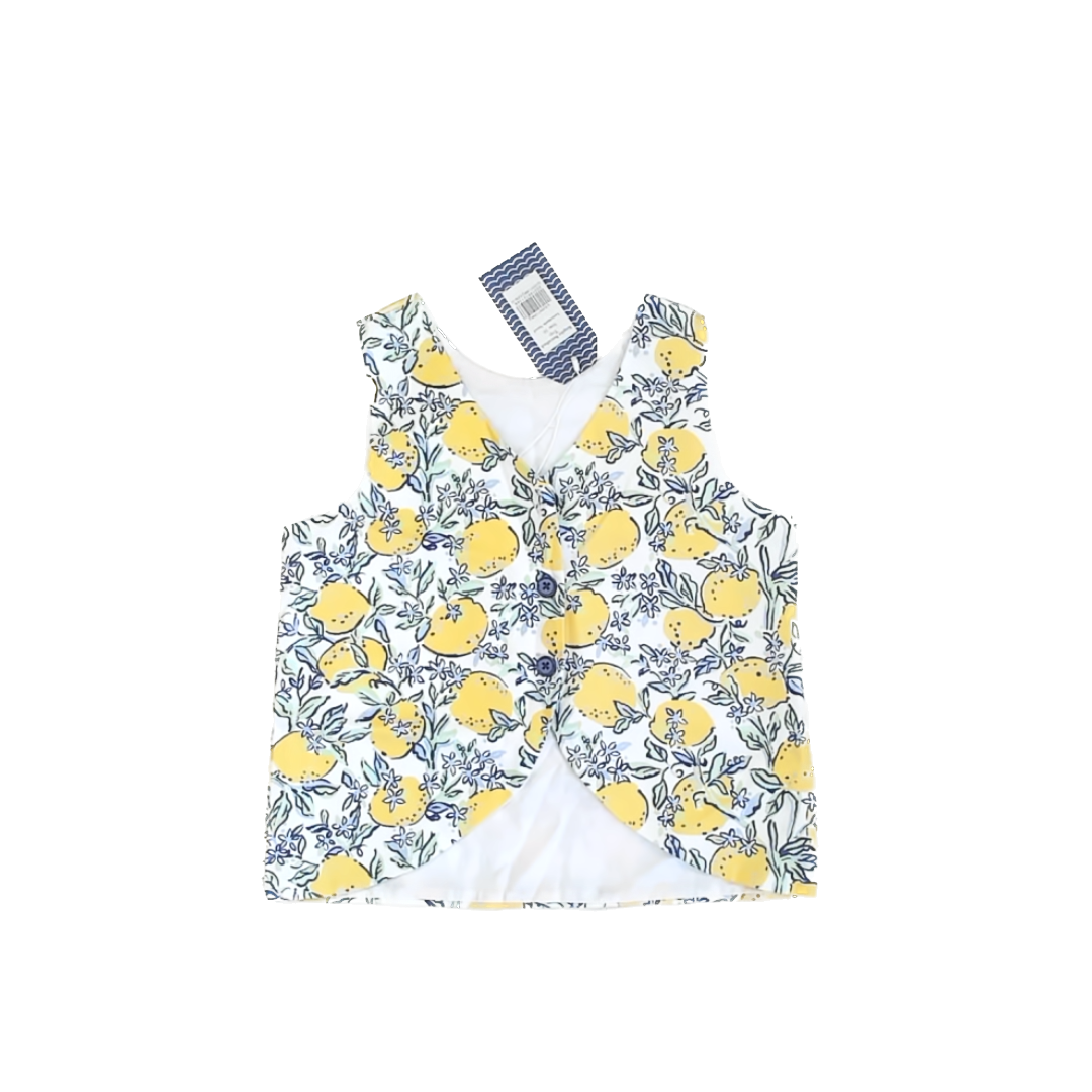 CPC Childrenswear Girls White | Lemon Tank Top Size: 10 Years White | Lemon