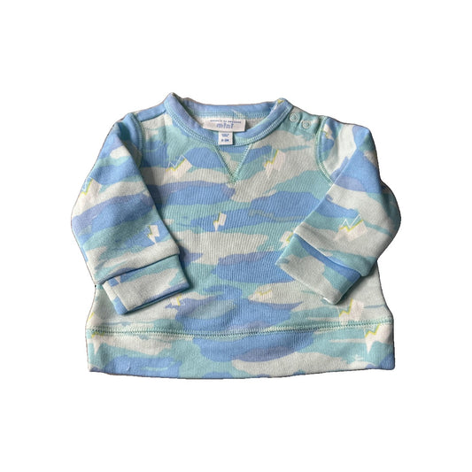 Rockets of Awesome Unisex White | Light Blue | Blue Sweater Size: 12-18 months White | Light Blue | Blue