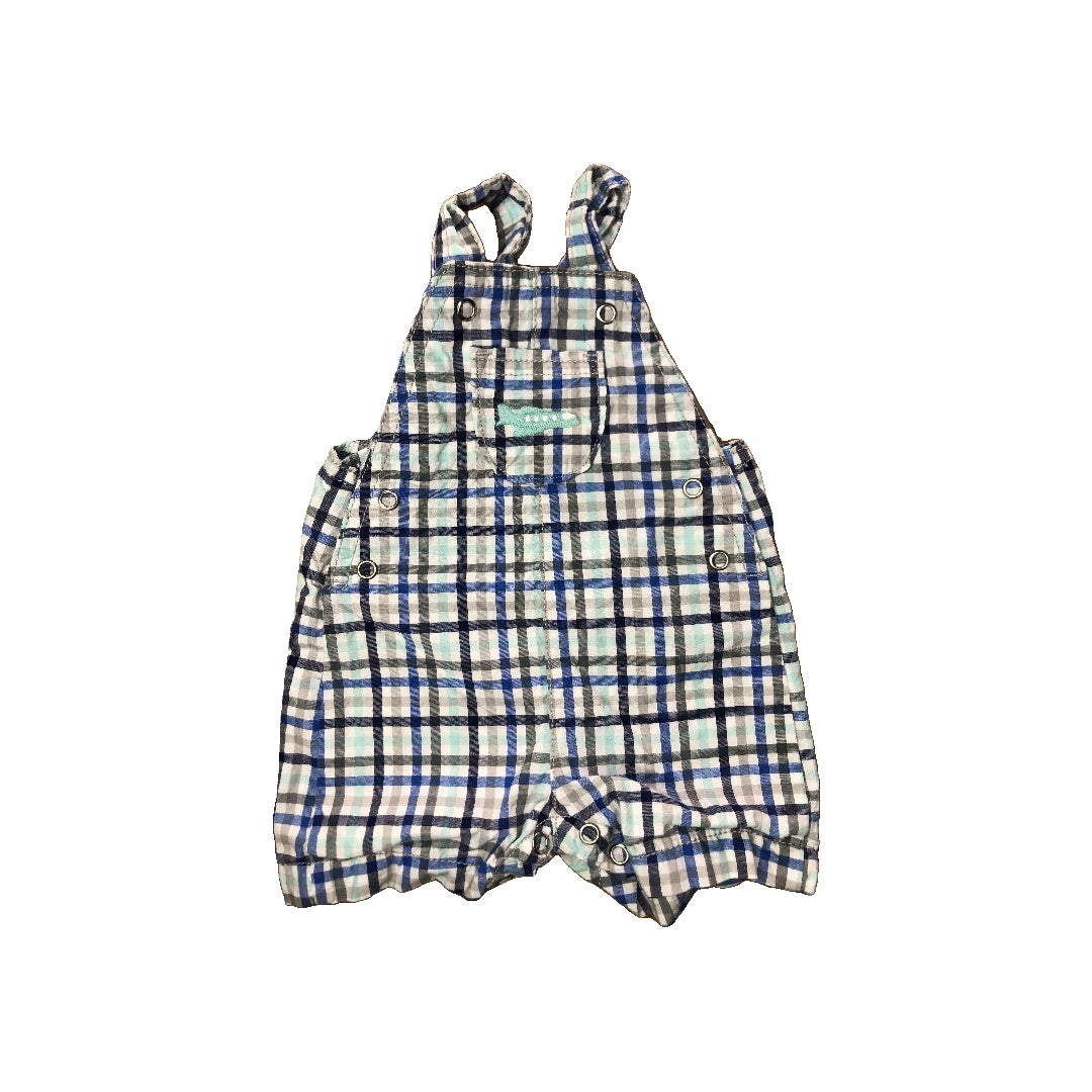 Carters Boys White | Light Blue | light green Overalls Size: Newborn White | Light Blue | light green