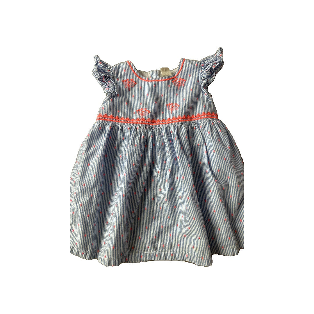 Tucker + Tate Girls White | Light Blue | pink Dress Size: 12 months White | Light Blue | pink