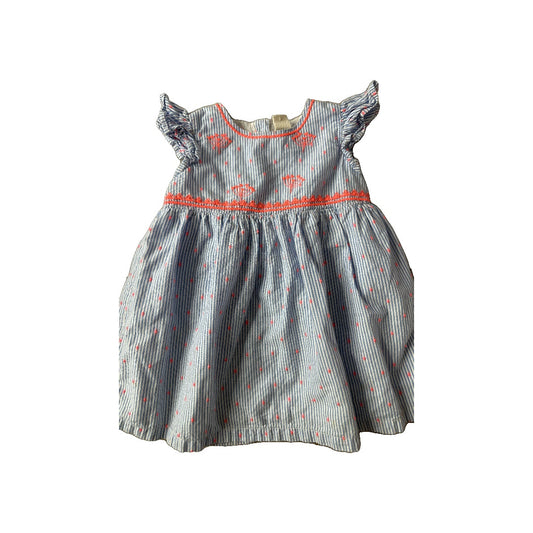 Tucker + Tate Girls White | Light Blue | pink Dress Size: 12 months White | Light Blue | pink
