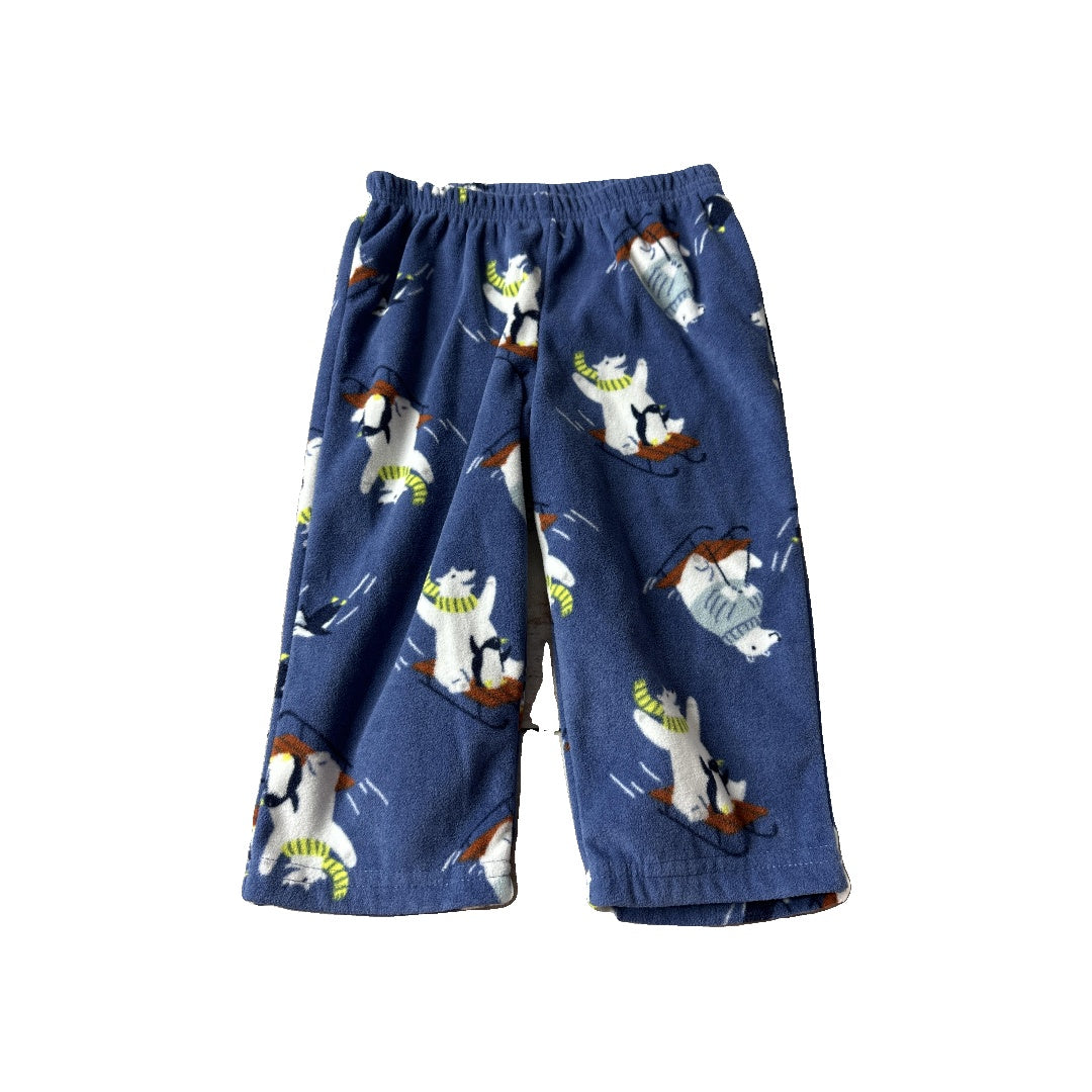 Carters Unisex White | Light Blue | polar bears Pajamas Size: 18 months White | Light Blue | polar bears