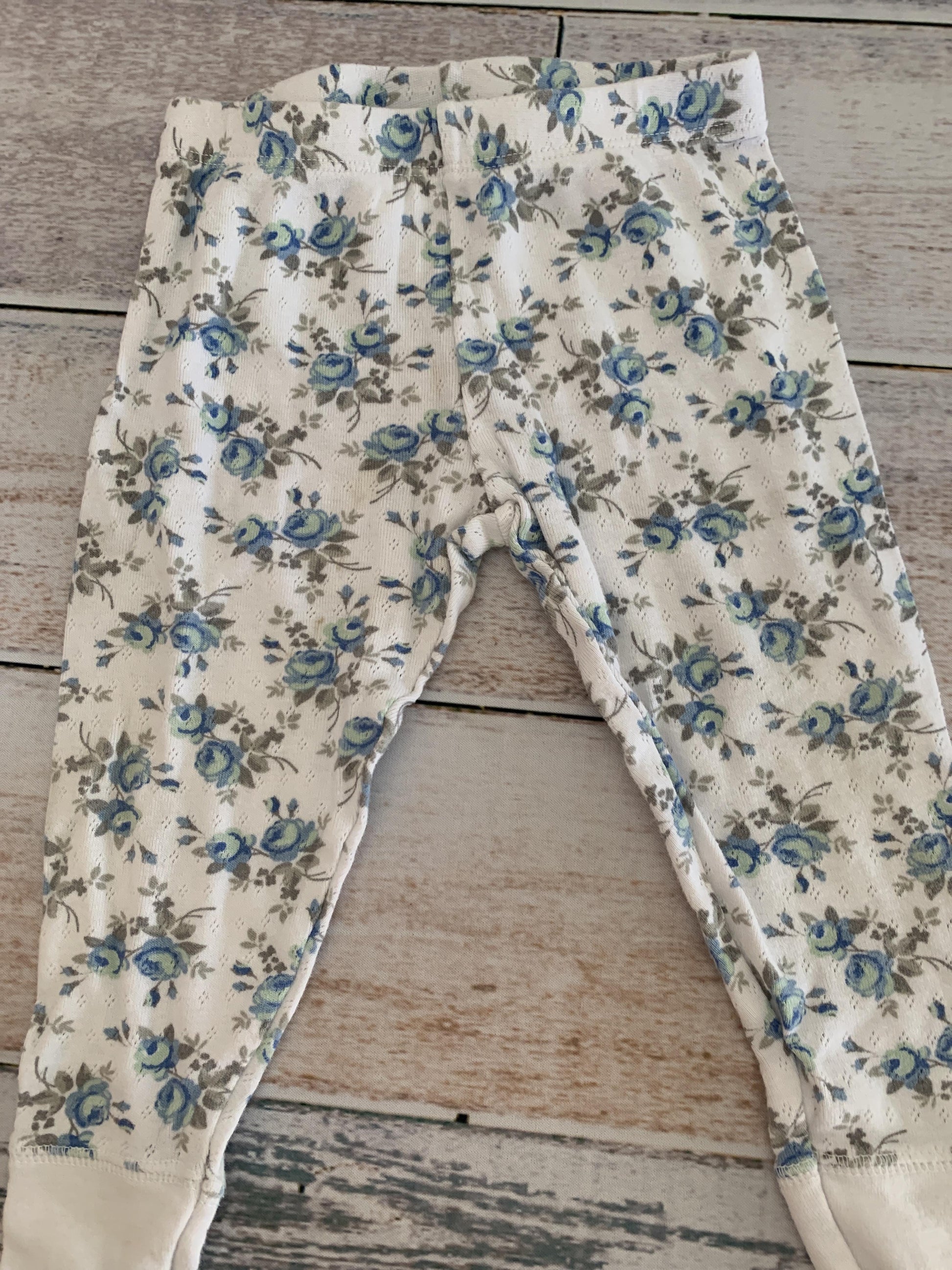 Rene Rofe Girls White | Light Blue | Teal Pajamas Size: 18 months White | Light Blue | Teal