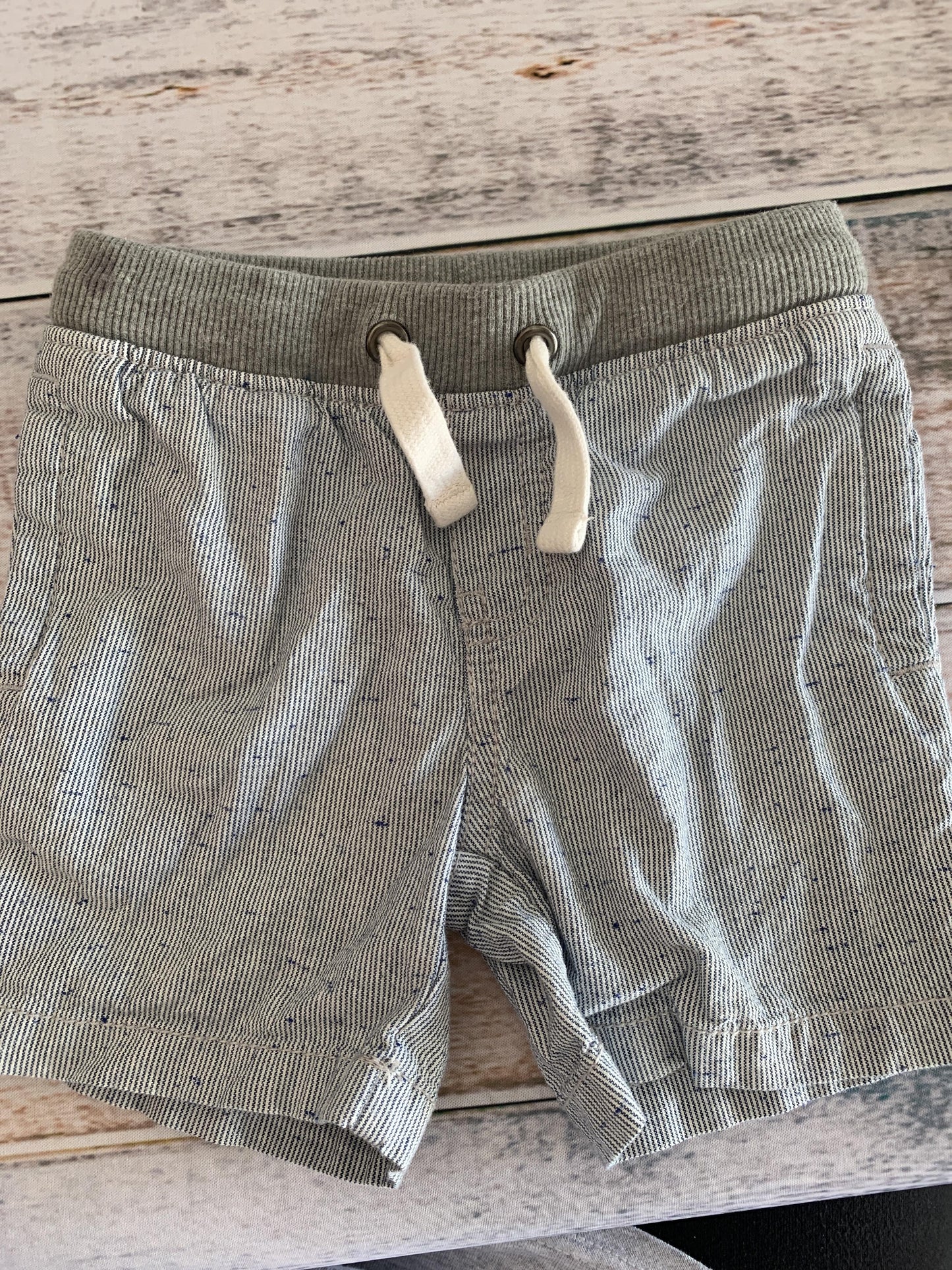 Cat & Jack Boys White | Light Blue Shorts Size: 18 months White | Light Blue