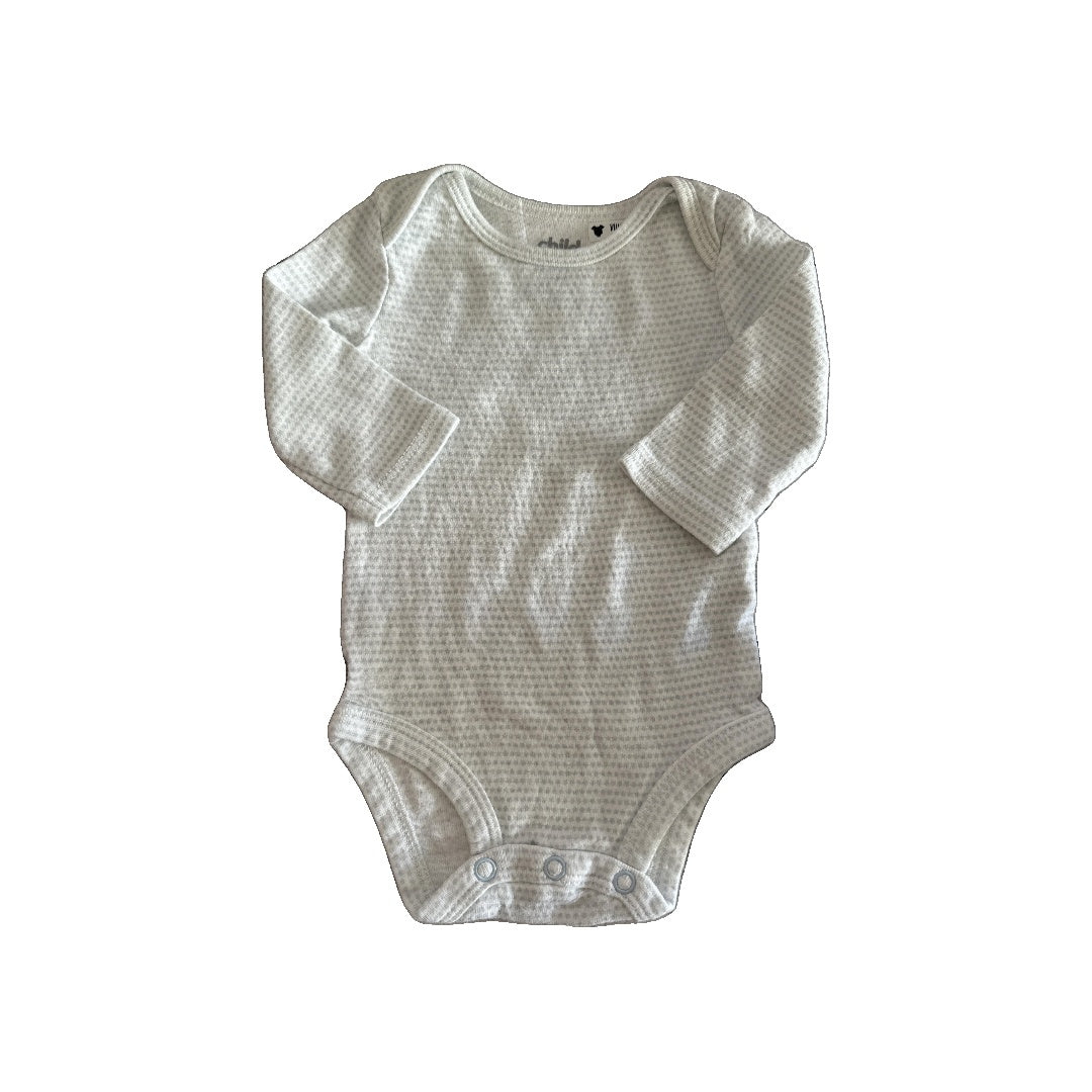 Child of Mine Unisex White | Light Blue Onesie Size: 0-3 months White | Light Blue