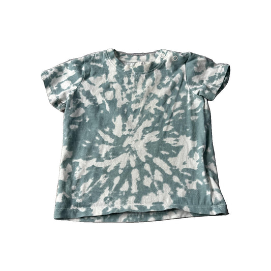H&M Unisex White | Light Blue T-Shirt Size: 9 months White | Light Blue