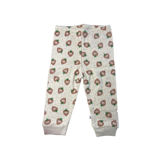 Babysoy Girls White | light green | Red Pajamas Size: 18 months White | light green | Red