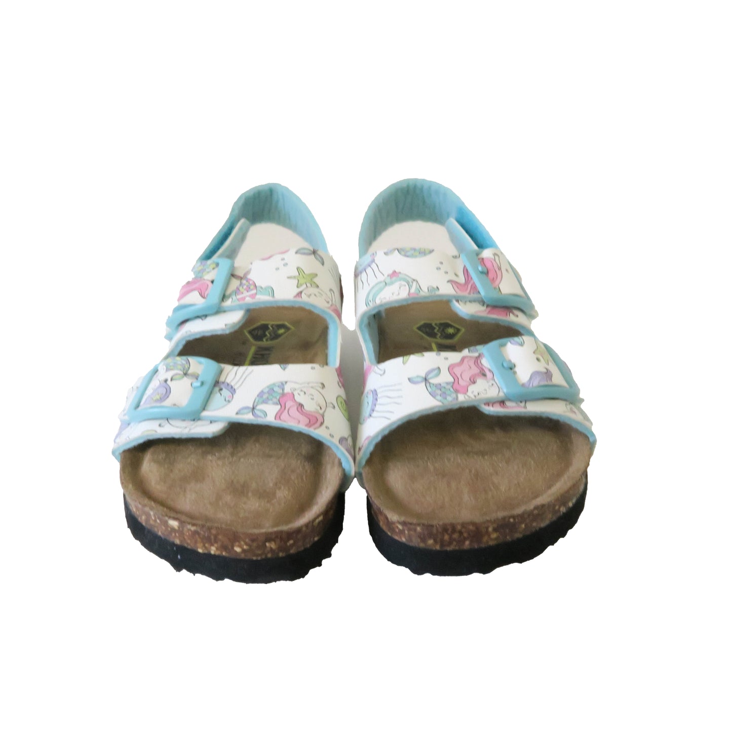 Khombu Girls White Mermaids Sandals Size: 6 Toddler White Mermaids
