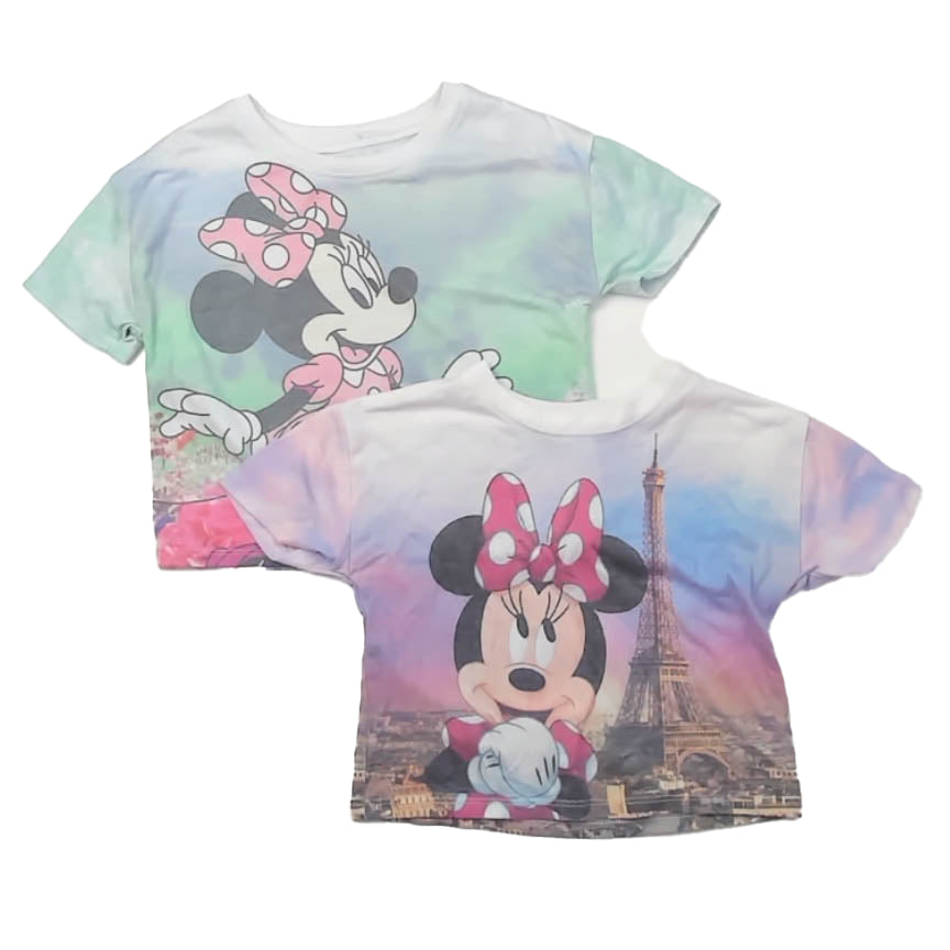 Disney Girls White Mickey T-Shirt Size: 3T White Mickey