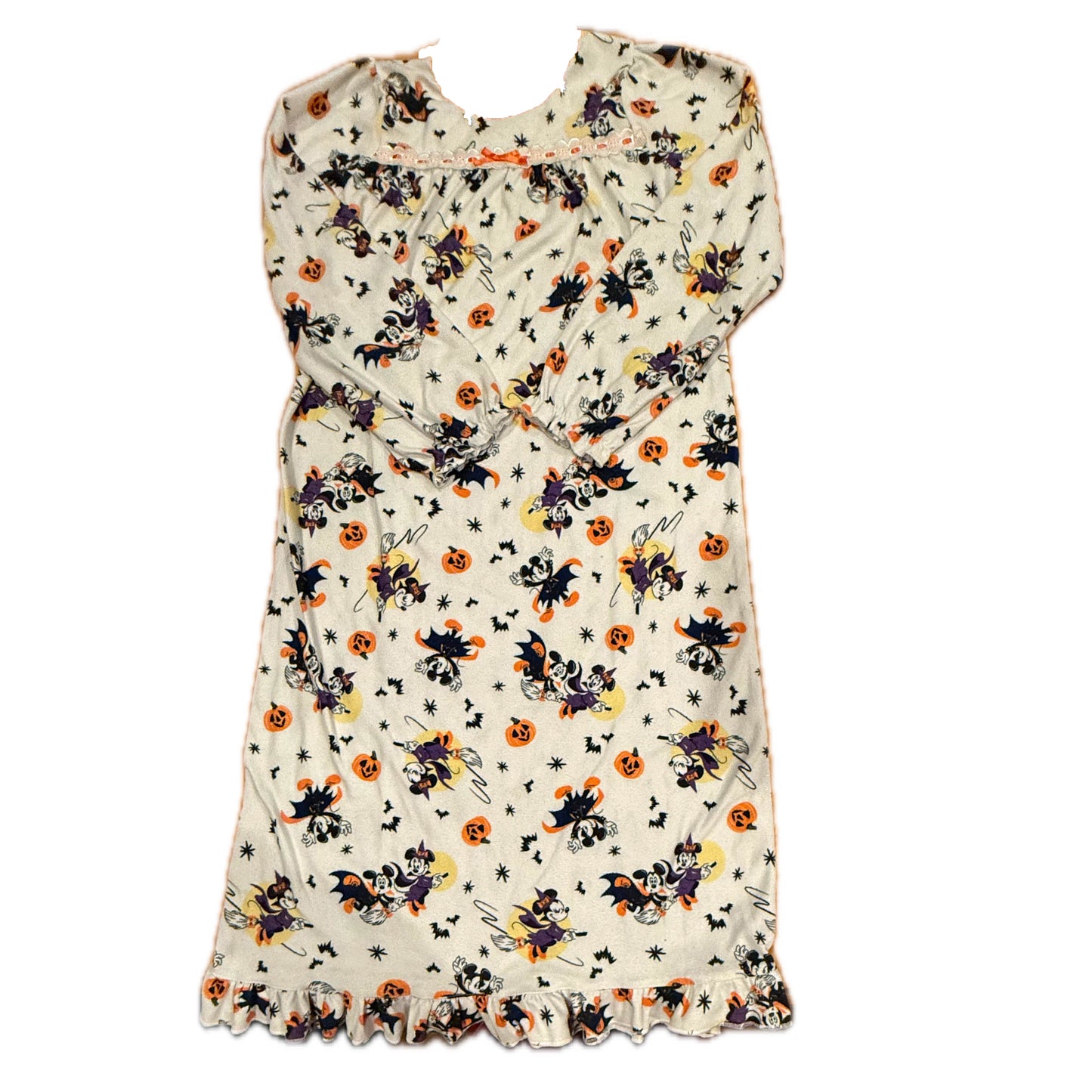 Disney Girls White Minnie Nightgown Size: 10 Years White Minnie