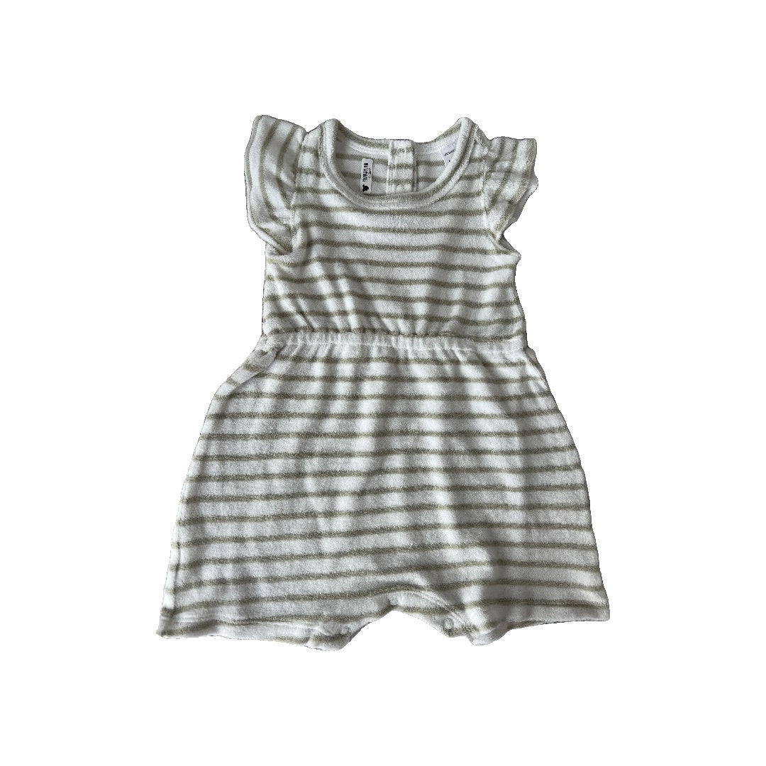 Nordstrom Girls White | Mint | Stripe Romper Size: 3 months White | Mint | Stripe