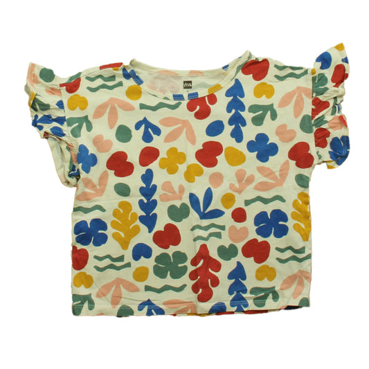 Tea Girls White | Multi Color Short Sleeve Shirt Size: 12 Years White | Multi Color
