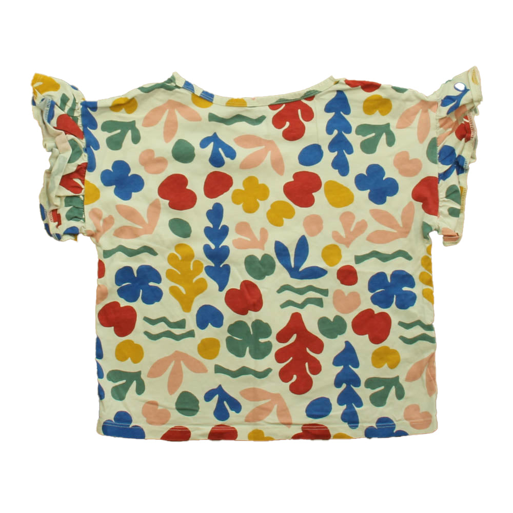 Tea Girls White | Multi Color Short Sleeve Shirt Size: 12 Years White | Multi Color