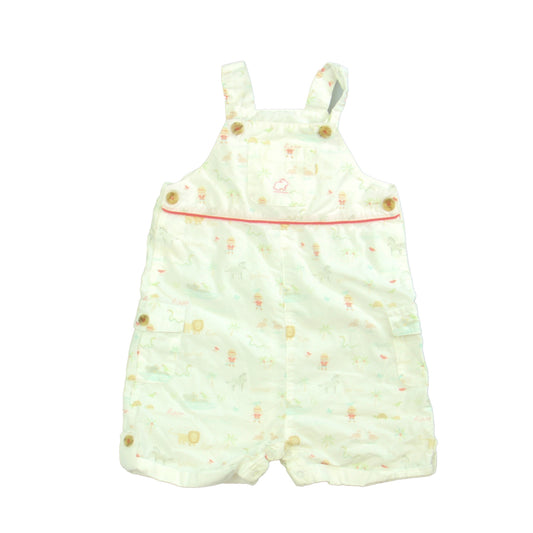 Baby Cottons Boys White | Multi Overalls Size: 12 Months White | Multi
