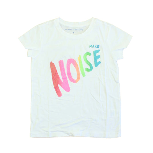 Rockets Of Awesome Girls White | Multi T-Shirt Size: 6 Years White | Multi