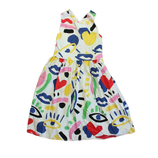 Stella McCartney Girls White Multi Dress Size: 4T