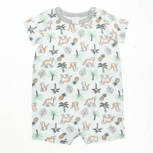 Nordstrom Baby Boys White Multi Romper Size: 6 Months White Multi