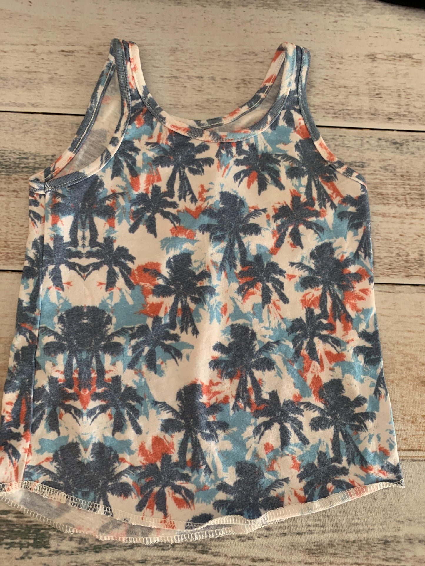Sol Angeles Girls White | Navy Blue | Red Tank Top Size: 2 years White | Navy Blue | Red