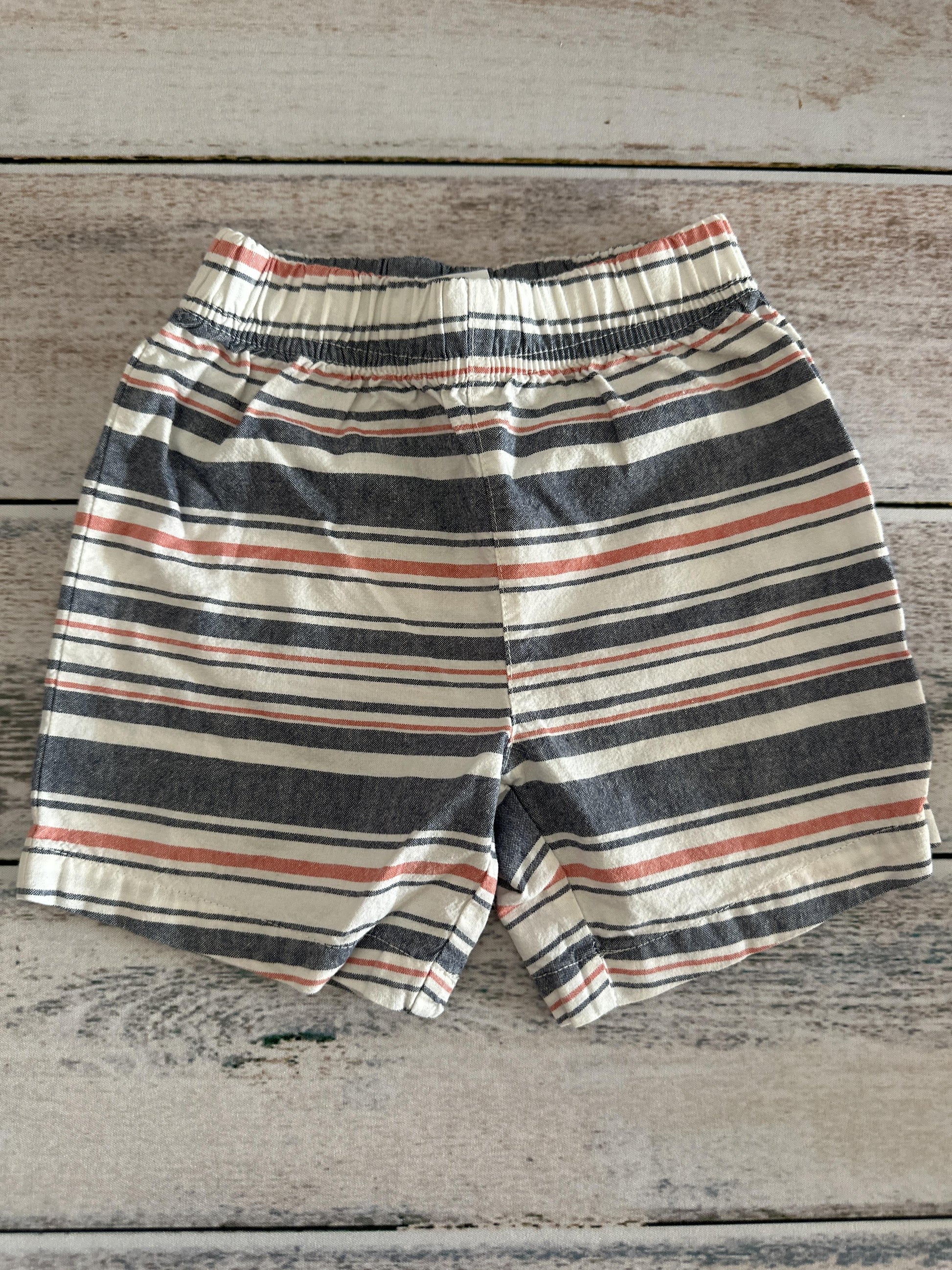 Carters Unisex White | Navy Blue | Red Shorts Size: 18 months White | Navy Blue | Red
