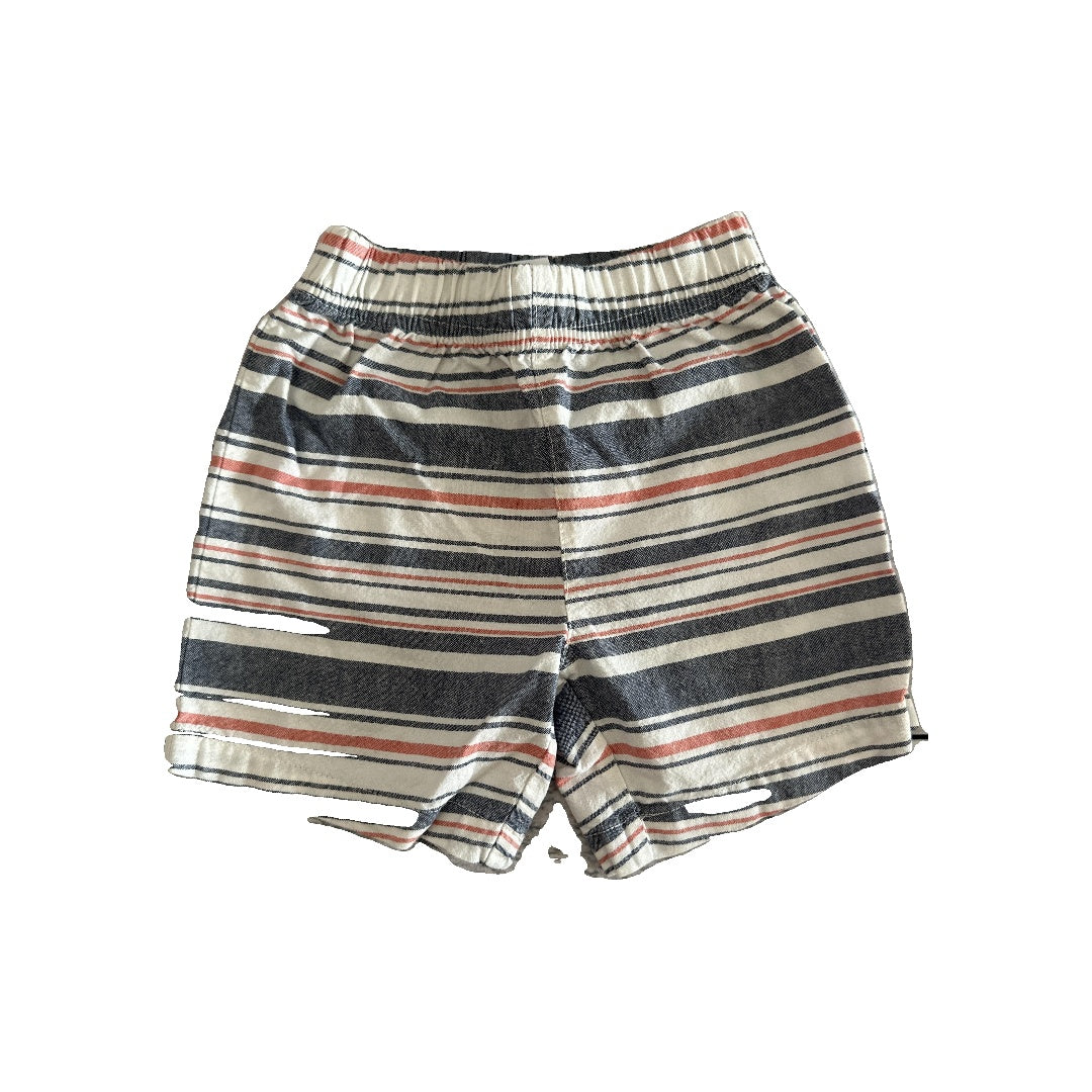 Carters Unisex White | Navy Blue | Red Shorts Size: 18 months White | Navy Blue | Red