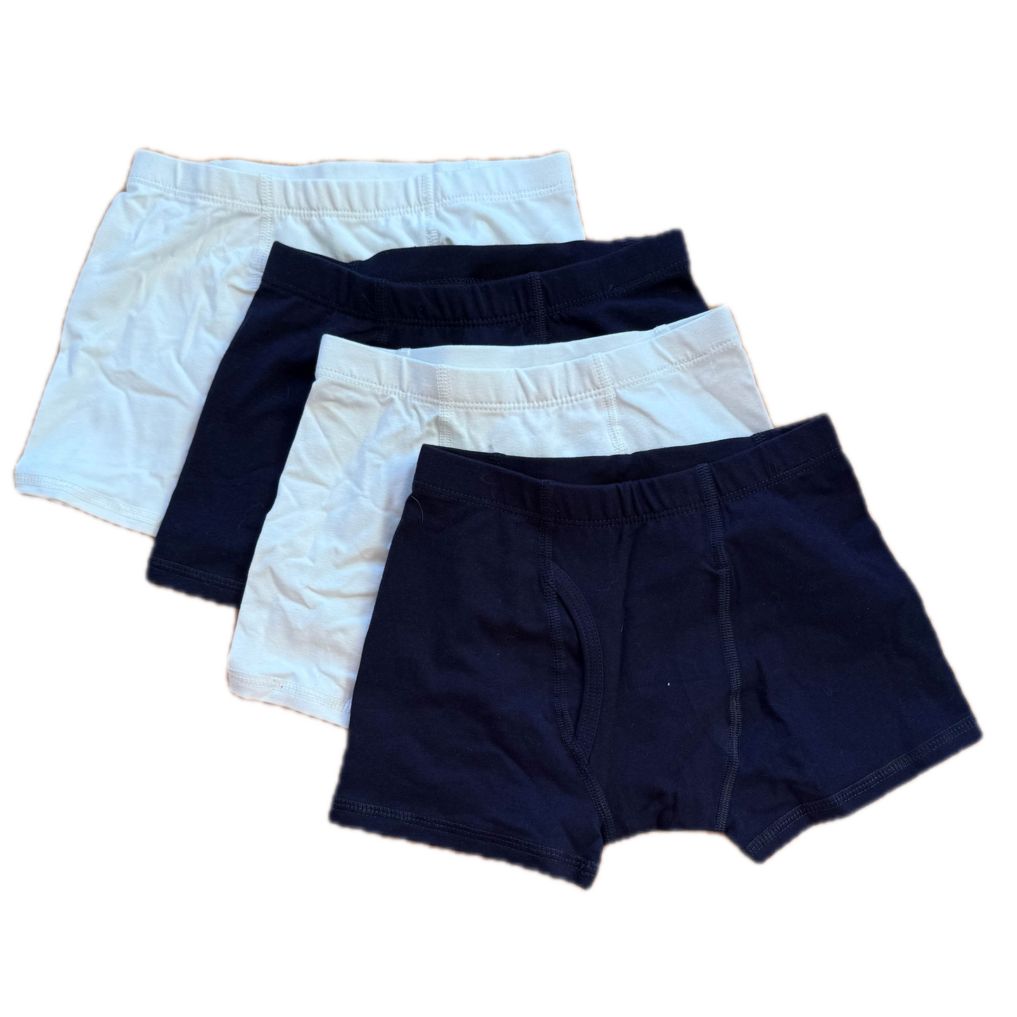 Mightly Boys White | Navy Accessory Size: 4-5T White | Navy