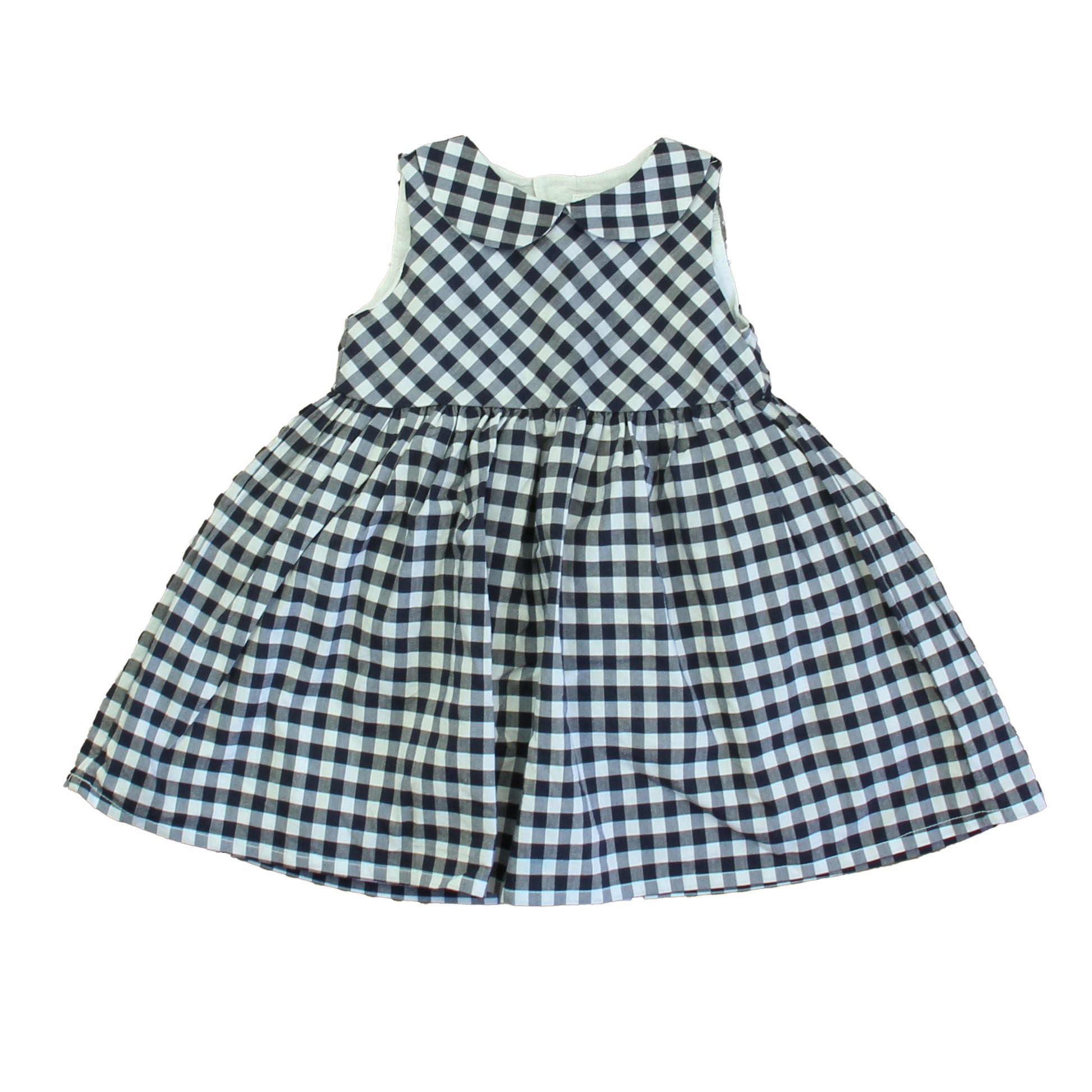 Edghill Collection Girls White | Navy Dress Size: 12 Months White | Navy